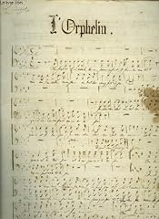 Partitions manuscrites pre d'occasion  Livré partout en France