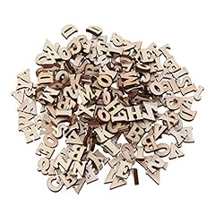 200pcs wooden alphabet for sale  Delivered anywhere in UK