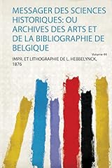 Messager sciences historiques d'occasion  Livré partout en France