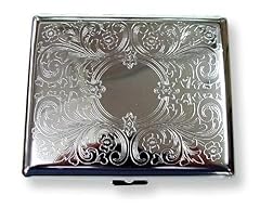 Etched cigarette case for sale  Delivered anywhere in USA 