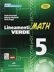 Lineam.math ver.5 vol. usato  Spedito ovunque in Italia 