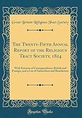The Twenty-Fifth Annual Report of the Religious Tract for sale  Delivered anywhere in UK