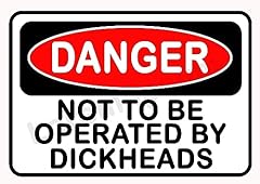 Danger operated dickheads for sale  Delivered anywhere in UK