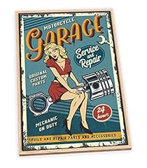 Motorcycle garage pinup for sale  Delivered anywhere in UK