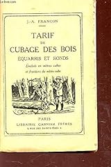 Tarif cubage bois d'occasion  Livré partout en France