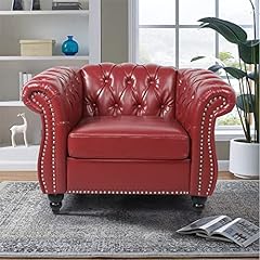 Chesterfield chair leather for sale  Delivered anywhere in USA 