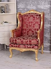 Baroque wing chair for sale  Delivered anywhere in UK