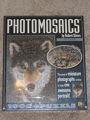 Photomosaics grey wolf for sale  Delivered anywhere in UK