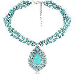 Turquoise collar necklace for sale  Delivered anywhere in USA 