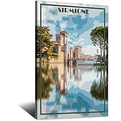 Targa metallo sirmione usato  Spedito ovunque in Italia 