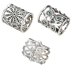 3pcs scarf ring for sale  Delivered anywhere in UK
