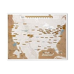 Scratch usa map for sale  Delivered anywhere in USA 