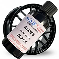 Mad GLOSS BLACK ALLOY WHEEL TOUCH UP KIT REPAIR KIT, used for sale  Delivered anywhere in UK