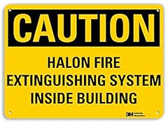 Smartsign caution halon for sale  Delivered anywhere in USA 