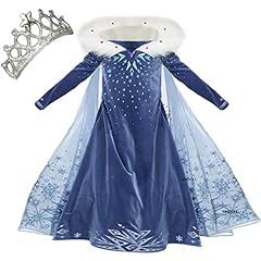 Usato,  Princess Vestito Carnevale Bambina Abito Costume Bimbi Deluxe Elsa 131 usato  Spedito ovunque in Italia 
