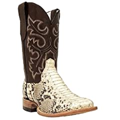 Cowtown Men’s Square Toe Python Snakeskin Boot Q818 for sale  Delivered anywhere in USA 