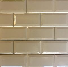 3x6 brown beveled for sale  Delivered anywhere in USA 