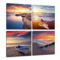 Beach decor canvas for sale  Delivered anywhere in UK