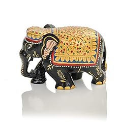 CKHandicrafts Wooden Elephant 3 Inch Small Embossed for sale  Delivered anywhere in Canada