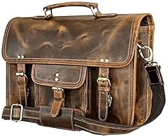 Leather messenger bag for sale  Delivered anywhere in USA 