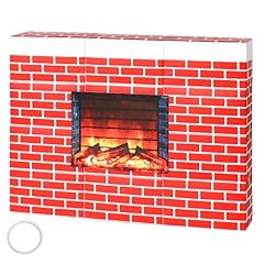 Christmas corrugated fireplace for sale  Delivered anywhere in USA 