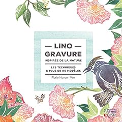 Linogravure inspirée nature d'occasion  Livré partout en France