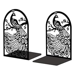 Peacoblue metal bookends for sale  Delivered anywhere in USA 