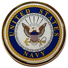Navy crest chrome for sale  Delivered anywhere in USA 