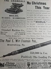 Advertisement crandall typewri for sale  Delivered anywhere in USA 