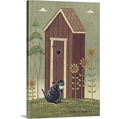 Outhouse cat canvas for sale  Delivered anywhere in USA 