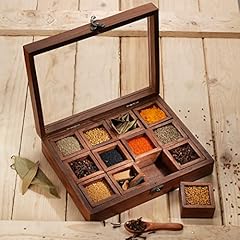 Ajuny wooden spice for sale  Delivered anywhere in UK