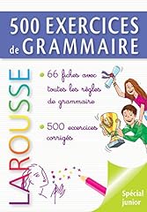 500 exercices grammaire d'occasion  Livré partout en Belgiqu