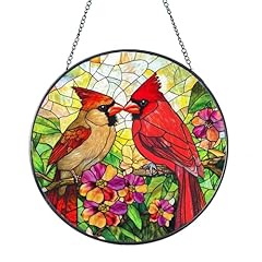 Cardinal stained glass for sale  Delivered anywhere in USA 