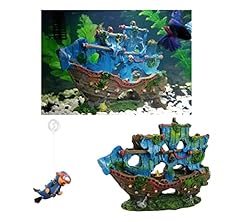 Awxzom aquarium shipwreck for sale  Delivered anywhere in USA 