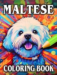 Maltese coloring book for sale  Delivered anywhere in UK