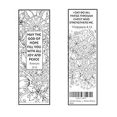 Christian coloring bookmarks for sale  Delivered anywhere in USA 