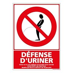 Panneau défense uriner d'occasion  Livré partout en France