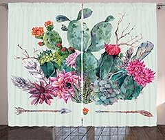 Ambesonne cactus curtains for sale  Delivered anywhere in USA 