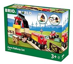 Used, BRIO World Farm Railway Set for Kids Age 3 Years Up for sale  Delivered anywhere in UK