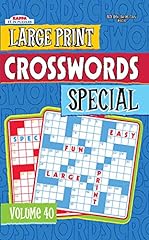 Large print crosswords for sale  Delivered anywhere in USA 