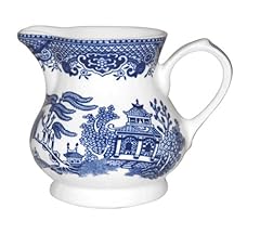 Blue Willow Churchill China Cream Jug, Made in England for sale  Delivered anywhere in UK