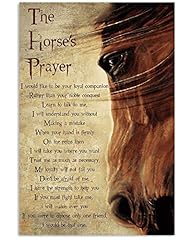 Aoevc horse prayer for sale  Delivered anywhere in UK