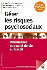 Gérer risques psychosociaux. d'occasion  Livré partout en France
