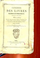 Catalogue livres rares d'occasion  Livré partout en France