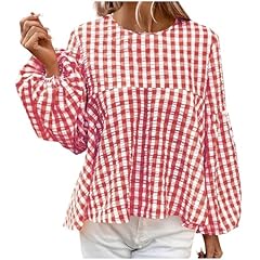 Women casual gingham for sale  Delivered anywhere in USA 