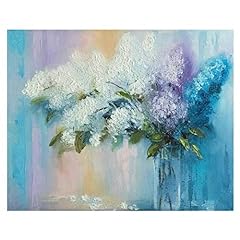 16x20" Lilacs in a vase Original Oil Painting on a for sale  Delivered anywhere in Canada