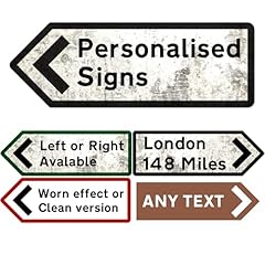 Personalised direction arrow for sale  Delivered anywhere in UK