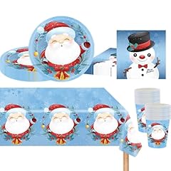 53pcs christmas tableware for sale  Delivered anywhere in UK