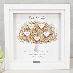 Family tree framed for sale  Delivered anywhere in UK