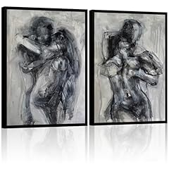 2pcs framed black for sale  Delivered anywhere in USA 